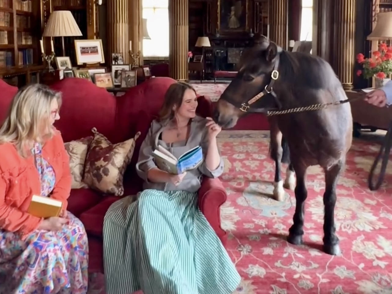 A Pony in the kitchen: Lady Carnarvon talks to Callie Coles